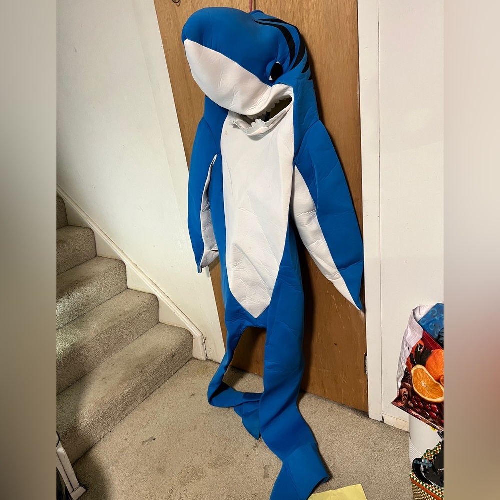 Blue Polyester Garment